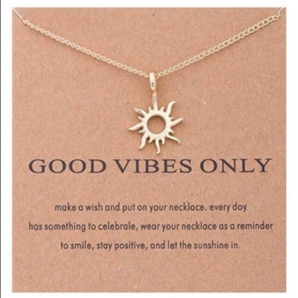 Gold Sun Vibes Necklace
